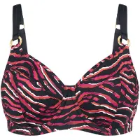 Triumph Hauts de bikini ' Red Label Summer Wild ' rose foncé / noir