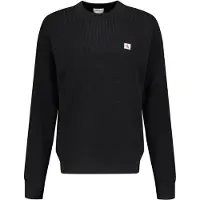 Calvin Klein Jeans Pull-over 'Monologo Waffle' noir
