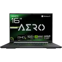 Gigabyte PC portable Gaming Aero X16 3VHL3FRC94DH 16" WQXGA 165 Hz Copilot+PC AMD Ryzen 9 16 Go RAM 1 To SSD Nvidia GeForce RTX 5060 Gris sidéral