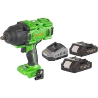 Procraft PWA80bb Clé à choc sans fil 20 V 1600 Nm 1/2" Brushless + 2x batterie 2,0 Ah + chargeur