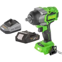 Procraft PWA36bb Clé à choc sans fil 20 V 850 Nm 1/2" Brushless + 1x batterie 2,0 Ah + chargeur