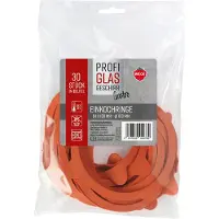 Weck Sachet de 30 anneaux en caoutchouc 94 x 108 mm Ø 100 mm 76135, Bocal de conservation, Transparent