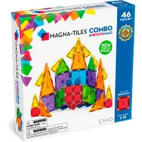 Magna-Tiles Jeu d'aimants - 46 Parties - MicroMAGS et Combo - - UneTaille - Jouets Magnétiques
