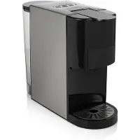 Princess 249450 Cafetière à filtre multi-capsules - Acier 4 en 1 - Convient pour plusieurs cafés