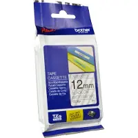 Brother TZe-M31 - (12 mm) - Noir sur transparent - Ruban