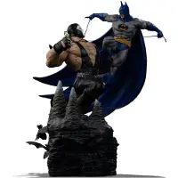 Iron Studios Diorama DC Comics à l'échelle 1/10 : Batman contre Bane, 33 cm