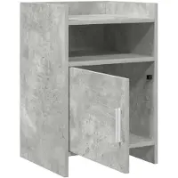 vidaXL Tables de chevet Gris béton 40 x 36 x 60 cm Bois d'ingénierie