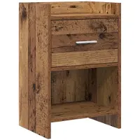 vidaXL Tables de chevet Bois ancien 40 x 30 x 60 cm Bois d'ingénierie