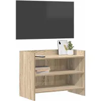 vidaXL Meuble TV 60 x 33 x 47 cm en bois d'ingénierie chêne Sonoma