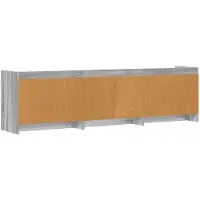 vidaXL Meuble TV 168 x 33 x 47 cm, gris, bois de Sonoma