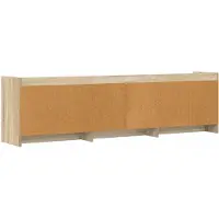 vidaXL Meuble TV 168 x 33 x 47 cm en bois d'ingénierie chêne Sonoma