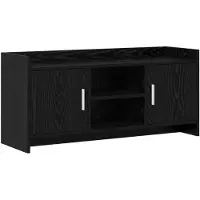 vidaXL Meuble TV 102 x 33 x 47 cm en aggloméré chêne noir