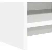 vidaXL Meuble TV 100 x 33 x 47 cm Blanc, aggloméré
