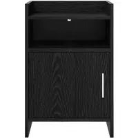 vidaXL Tables de chevet Chêne noir 40 x 36 x 60 cm Bois d'ingénierie