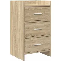 vidaXL Tables de chevet Chêne Sonoma 40 x 36 x 70 cm Bois d'ingénierie