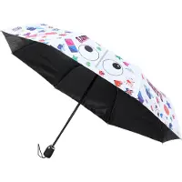 Mymo Parapluie 'Pop Eyetheme' bleu / rouge / noir / blanc