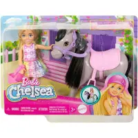 Mattel HTK29 - Barbie Chelsea et son poney Poupée et poney