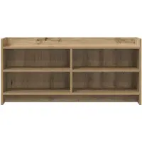 vidaXL Meuble TV 100 x 33 x 47 cm en aggloméré chêne Artisan