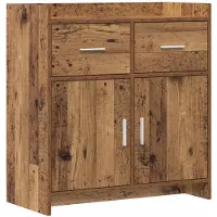 vidaXL Buffet en bois recyclé 75 x 36 x 80 cm, aggloméré