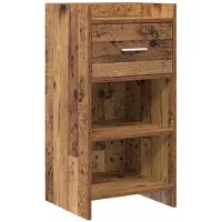 vidaXL Buffet en bois recyclé 40 x 36 x 80 cm, aggloméré