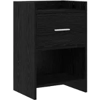 vidaXL Tables de chevet Chêne noir 40 x 30 x 60 cm Bois d'ingénierie