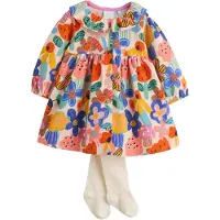 Next Robe nude / bleu / orange / rouge clair