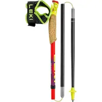 LEKI - Bâtons de trail en carbone - Ultratrail FX One - Taille 135 cm - Rouge