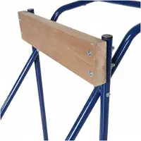 Relaxdays Support pour moteur hors-bord , rangement et transport, pour moteurs hors-bord à arbre long jusqu'à 150 kg, support de moteur en acier, bleu