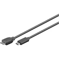 Goobay Câble de connexion USB 3.0 (0.60 m, USB 3.2 Gen 1, 15 W)