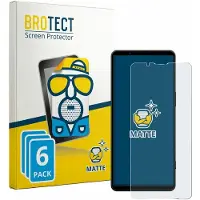 BROTECT Protection Mat (6 pcs, Sony Xperia 1 VII), Téléphone portable : film de protection, Transparent