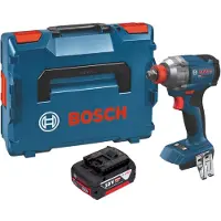 Bosch Visseuse à chocs sans fil GDX 18V-285 Professional 18 V 285 Nm + 1 batterie 5,0 Ah + L-Boxx - sans chargeur