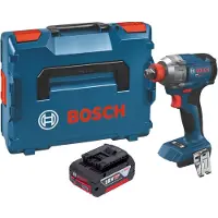 Bosch Visseuse à chocs sans fil GDX 18V-285 Professional 18 V 285 Nm + 1 batterie 4,0 Ah + L-Boxx - sans chargeur