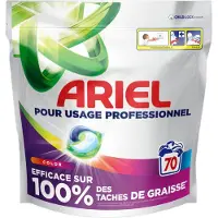 Ariel Professionnel Lot de 70 capsules de lessive couleur tout-en-1