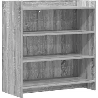 vidaXL Buffet gris Sonoma 75 x 36 x 80 cm en aggloméré