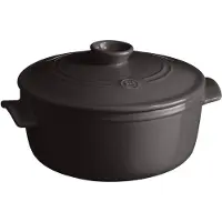 Emile Henry Runder Schmortopf Ø 28 cm, 5,3 l Fusain EH 4553 79 3289317945533