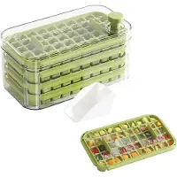 OEM VHV - Moule à glaçons - Plastique PP, forme amusante et originale, 50 pièces - avec couvercle - pour whisky, cocktails, café glacé et fêtes