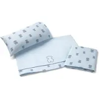 Tous Hfluffy-2402 Cradle Sheet Set Bleu M Enfants