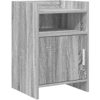 vidaXL Tables de chevet Sonoma gris 40 x 36 x 60 cm Bois d'ingénierie