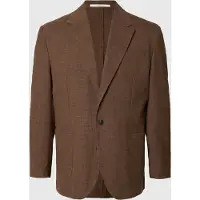 Selected Coupe Décontractée Blazer Homme Marron 46