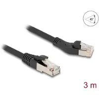 DeLOCK Câble réseau Delock RJ45 Cat.8.1 S/FTP, connecteur 45 anglé à gauc