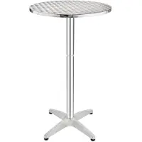 Bolero Table haute ronde en aluminium | 60 cm