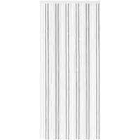 vidaXL Rideau anti-insectes en chenille, gris clair et blanc, 100 x 230 cm