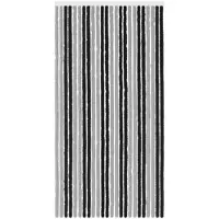 vidaXL Rideau anti-insectes en chenille, gris et noir, 100 x 200 cm