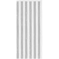 vidaXL Moustiquaire en chenille grise et blanche 100 x 230 cm 100 % PP