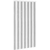vidaXL Rideau anti-insectes en chenille, gris et blanc, 118 x 220 cm
