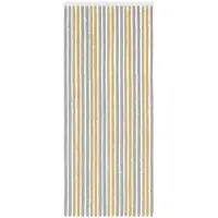 vidaXL Rideau anti-insectes en chenille, gris et beige, 90 x 220 cm