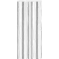vidaXL Rideau anti-insectes en chenille, gris et blanc, 90 x 220 cm
