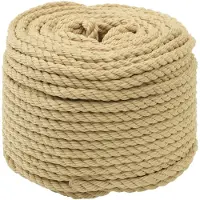 vidaXL Corde de bateau 500 m 0.8 Naturel PP