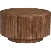 Molecule Table basse Runaway | Ø70 x 38 cm | Bois de manguier