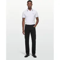 Hackett Coast Tipped Short Sleeve Polo Blanc S Homme